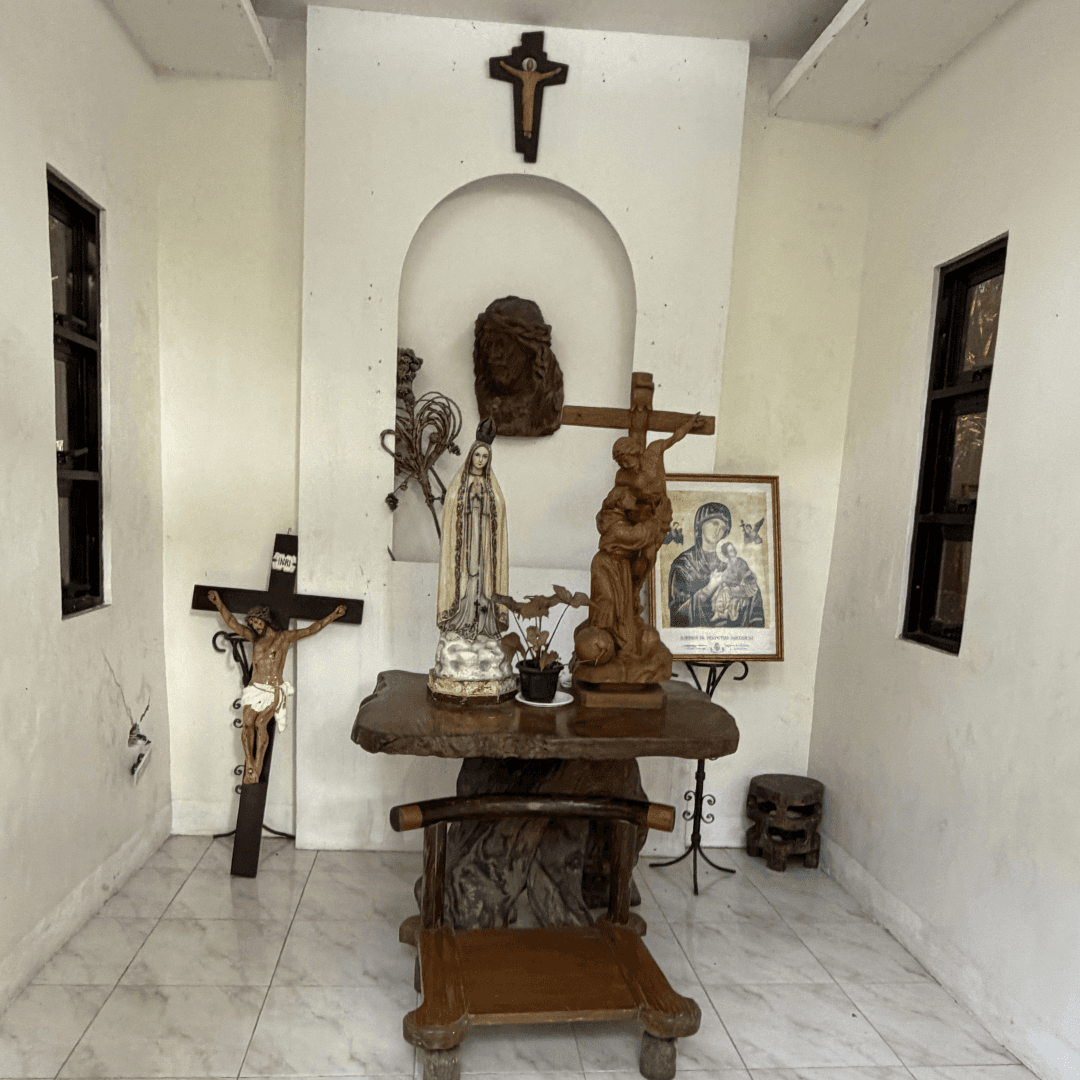 Chapel interior at Tiama Legacy Rest Stop