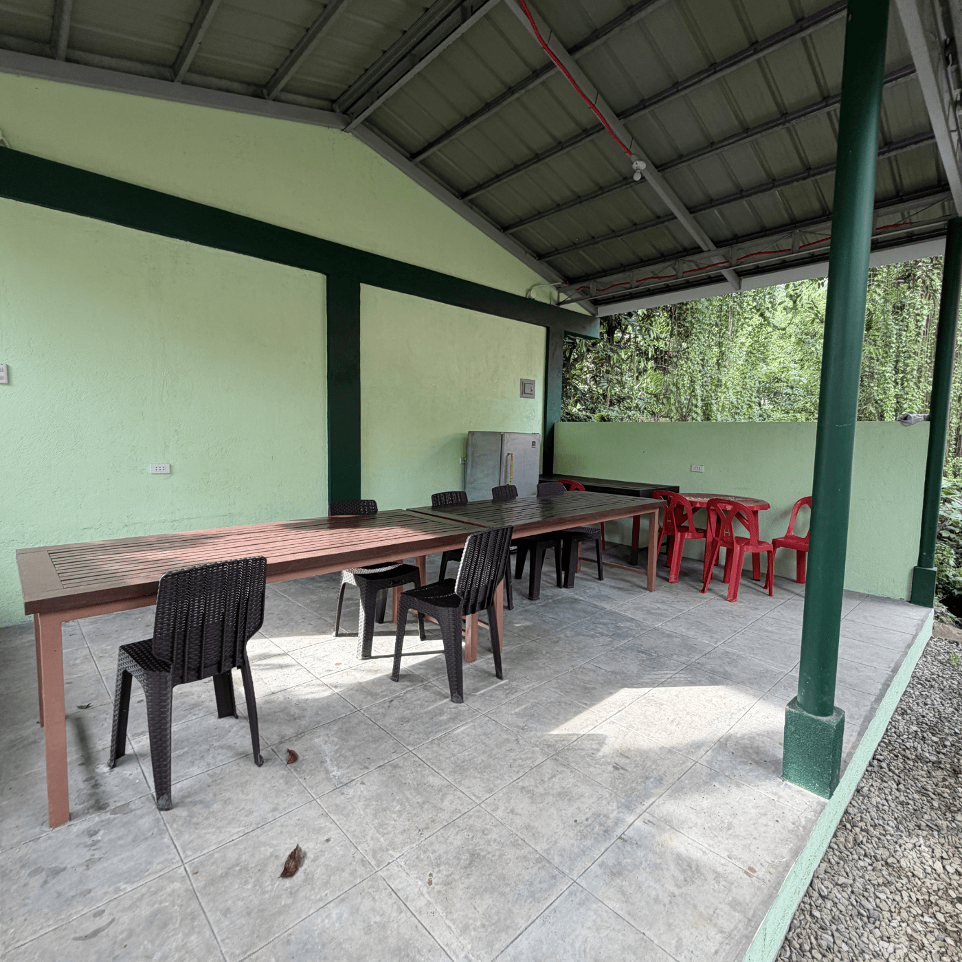 BBQ and cooking area for guests